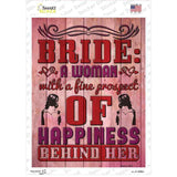 Prospect Of Happiness Behind Her Novelty Rectangle Sticker Decal