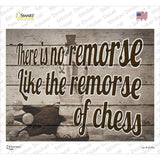 The Remorse Of Chess Novelty Rectangle Sticker Decal