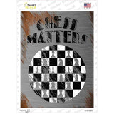 Chess Matters Novelty Rectangle Sticker Decal