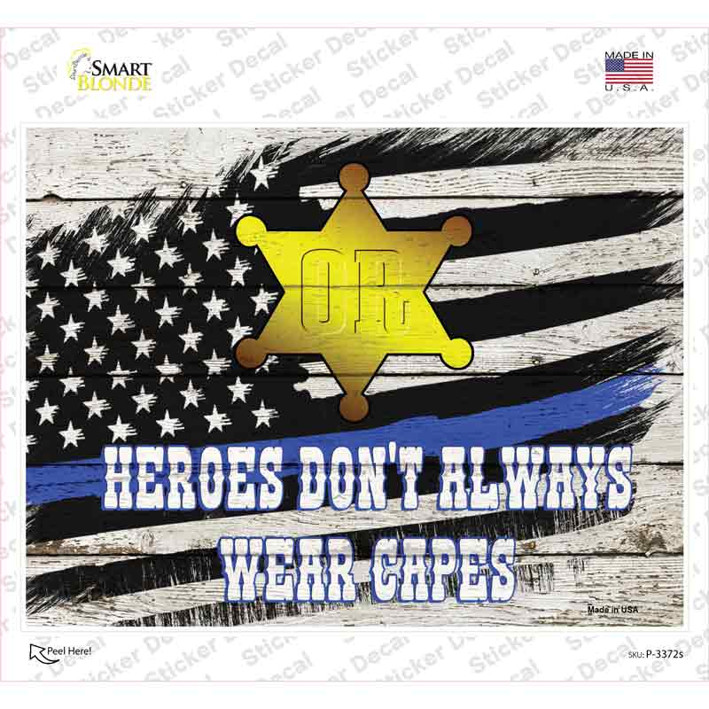 Oregon Sheriff Novelty Rectangle Sticker Decal