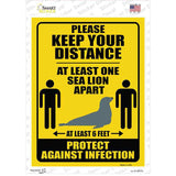 One Seal Apart Novelty Rectangle Sticker Decal