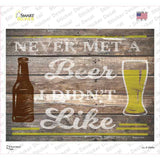 Beer I Didnt Like Novelty Rectangle Sticker Decal