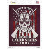 Proud Veteran Of The Army Novelty Rectangle Sticker Decal Small