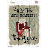 Most Wonderful Time Gifts Novelty Rectangle Sticker Decal Small