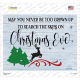 Search Skies on Christmas Eve Novelty Rectangle Sticker Decal Small