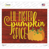 Lil Mister Pumkin Spice Novelty Rectangle Sticker Decal Small