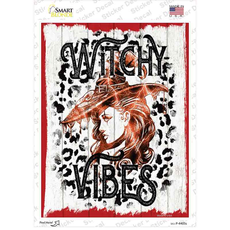 Witchy Vibes Novelty Rectangle Sticker Decal Small