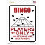 Bingo Players Only Novelty Rectangle Sticker Decal