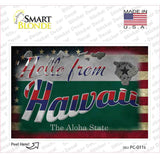 Hello From Hawaii Novelty Postcard Sticker Decals Small