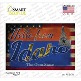 Hello From Idaho Novelty Postcard Sticker Decals Small