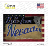 Hello From Nevada Novelty Postcard Sticker Decals Small