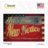 Hello From New Mexico Novelty Postcard Sticker Decals Small