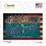 Hello From South Carolina Novelty Postcard Sticker Decals Small