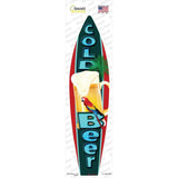 Cold Beer Novelty Surfboard Sticker Decal Small