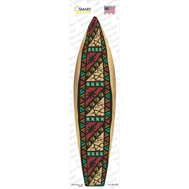 Tribal Novelty Surfboard Sticker Decal Small