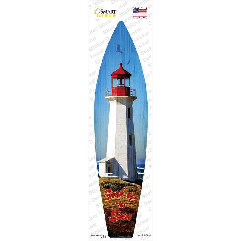 Soak The Sun Novelty Surfboard Sticker Decal