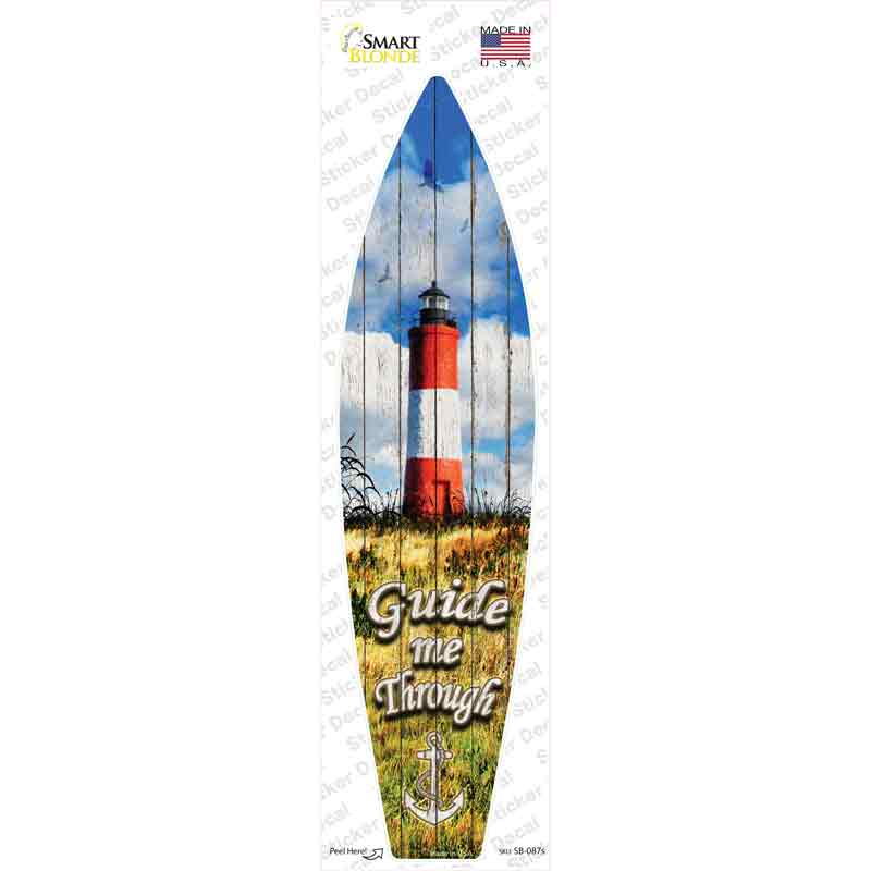 Guide Me Through Novelty Surfboard Sticker Decal Small