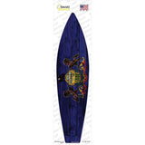 Pennsylvania State Flag Novelty Surfboard Sticker Decal