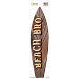 Beach Bro Bulb Lettering Novelty Surfboard Sticker Decal