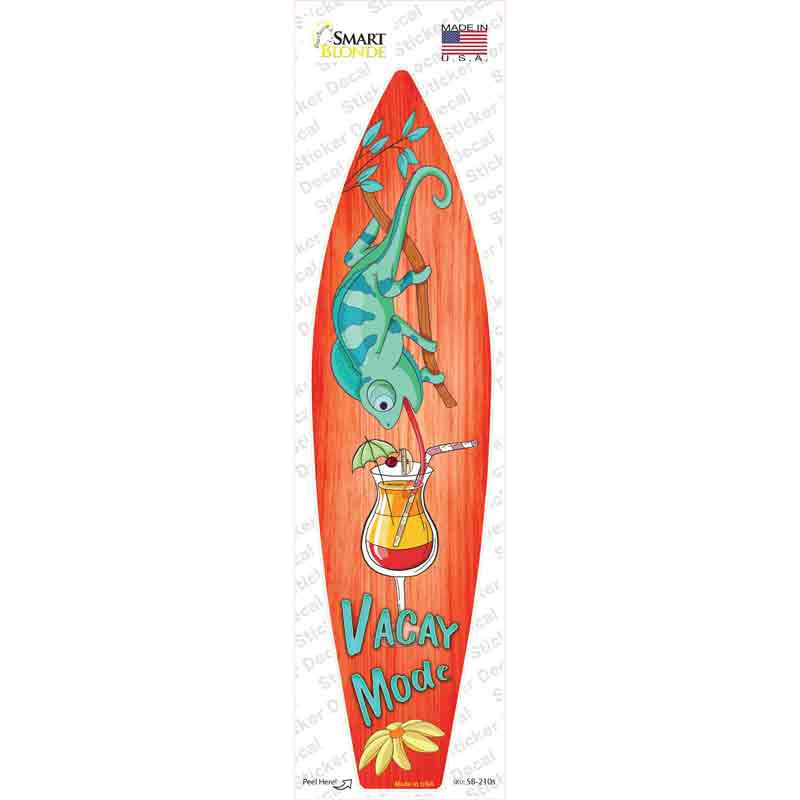 Vacation Mode Novelty Surfboard Sticker Decal Small