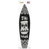 Tiki Island Novelty Surfboard Sticker Decal Small