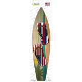 Hawaii Flag Flip Flop Novelty Surfboard Sticker Decal Small