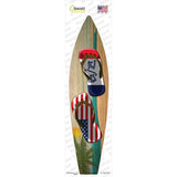 Iowa Flag Flip Flop Novelty Surfboard Sticker Decal Small