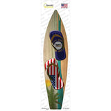 Kentucky Flag Flip Flop Novelty Surfboard Sticker Decal Small