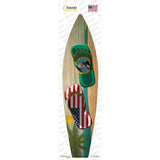 Washington Flag Flip Flop Novelty Surfboard Sticker Decal Small