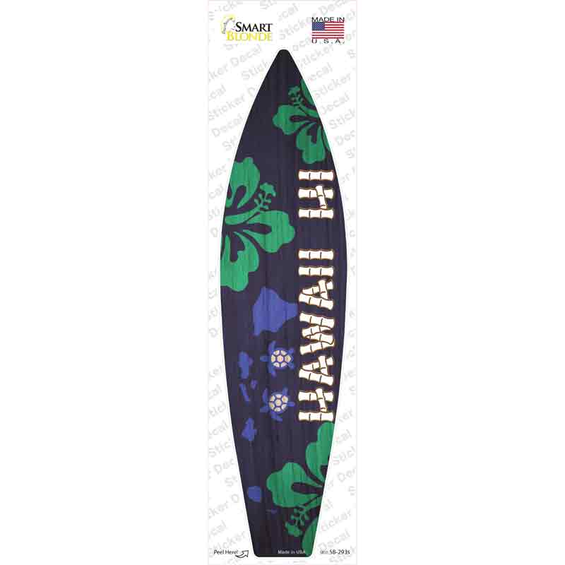 Hawaii Novelty Surfboard Sticker Decal Small