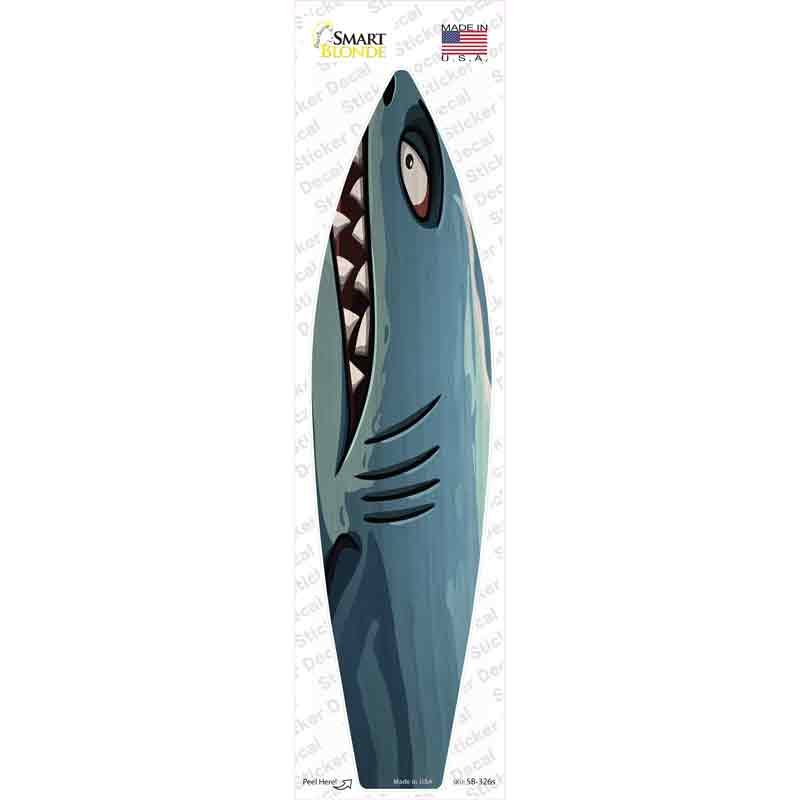 Shark Novelty Surfboard Sticker Decal Small