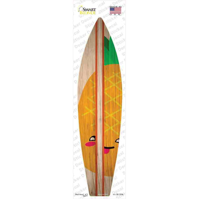 Pineapple Novelty Surfboard Sticker Decal Small