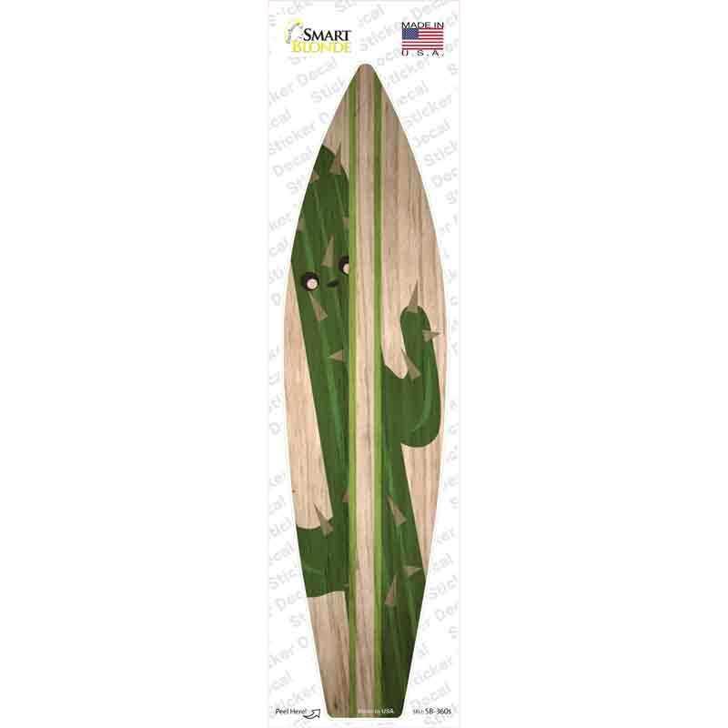 Cactus Novelty Surfboard Sticker Decal Small