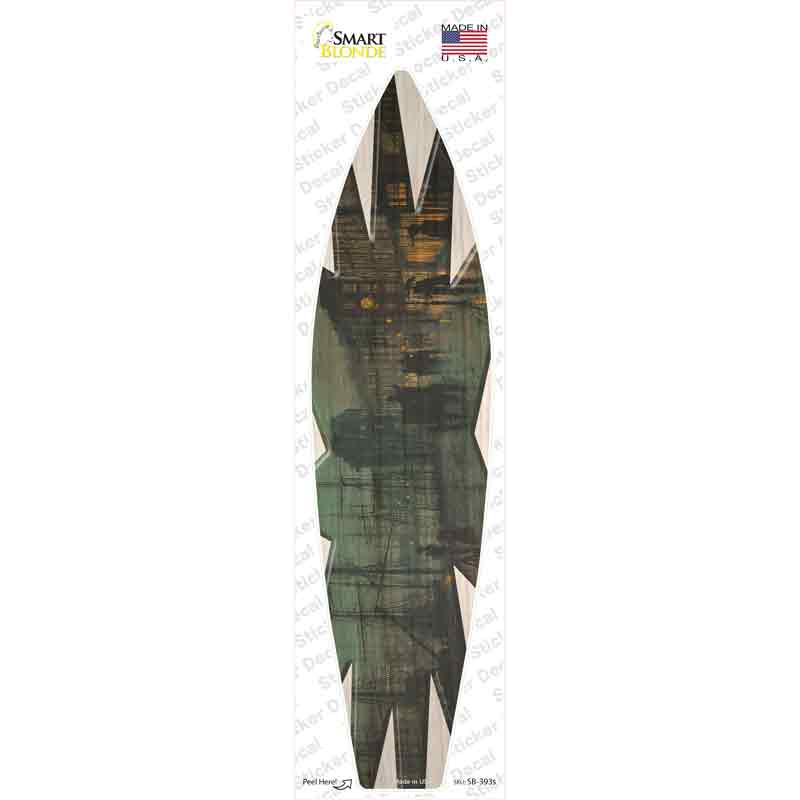 Harbor At Dawn Novelty Surfboard Sticker Decal
