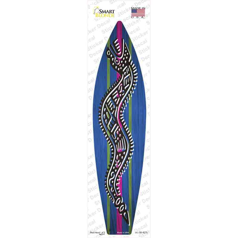 Tribal Snake Novelty Surfboard Sticker Decal Small