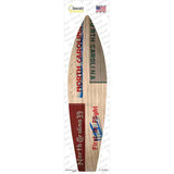 North Carolina License Plate Novelty Surfboard Sticker Decal