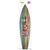 Peace Love Summer Palms Novelty Surfboard Sticker Decal