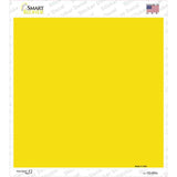 Yellow Solid Novelty Square Sticker Decal