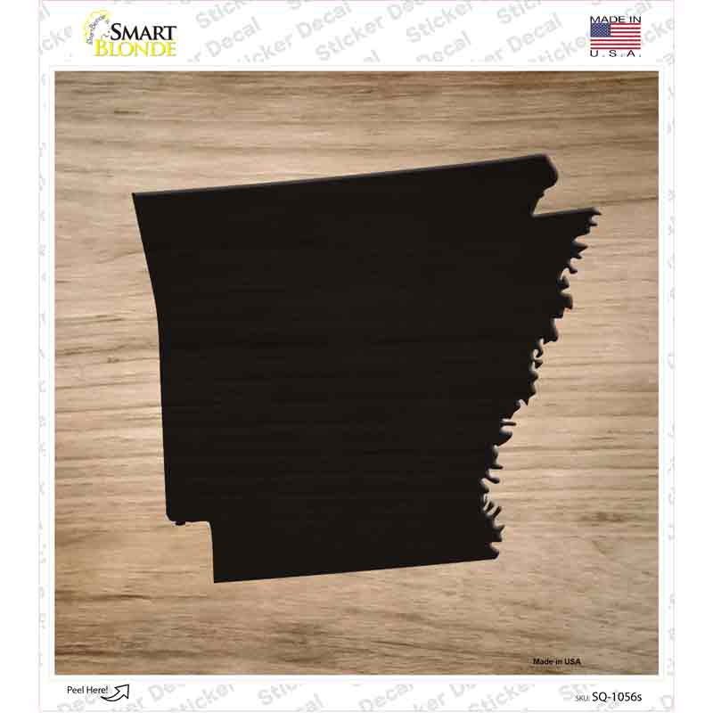 Arkansas Shape Letter Tile Novelty Square Sticker Decal Small