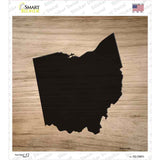 Ohio Shape Letter Tile Novelty Square Sticker Decal Small