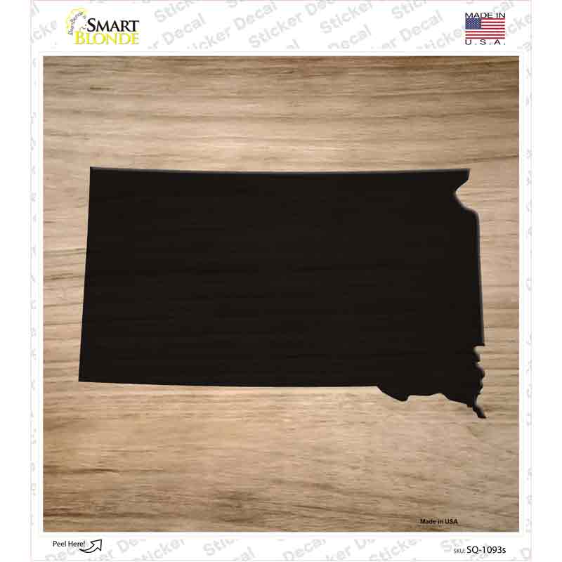 South Dakota Shape Letter Tile Novelty Square Sticker Decal