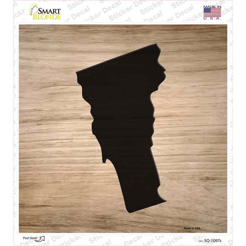 Vermont Shape Letter Tile Novelty Square Sticker Decal Small