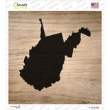 West Virginia Shape Letter Tile Novelty Square Sticker Decal Small