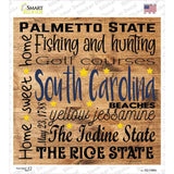 South Carolina Motto Novelty Square Sticker Decal Small