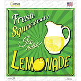 Fresh Squeezed Ice Cold Lemonade Novelty Square Sticker Decal