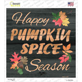 Pumpkin Spice Season Novelty Square Sticker Decal Small