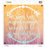 Good Enough Memory Novelty Square Sticker Decal
