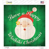 Waikiki Christmas Novelty Square Sticker Decal Small