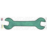 Mint Oil Rubbed Novelty Wrench Sticker Decal