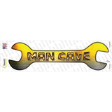 Man Cave Novelty Wrench Sticker Decal Small